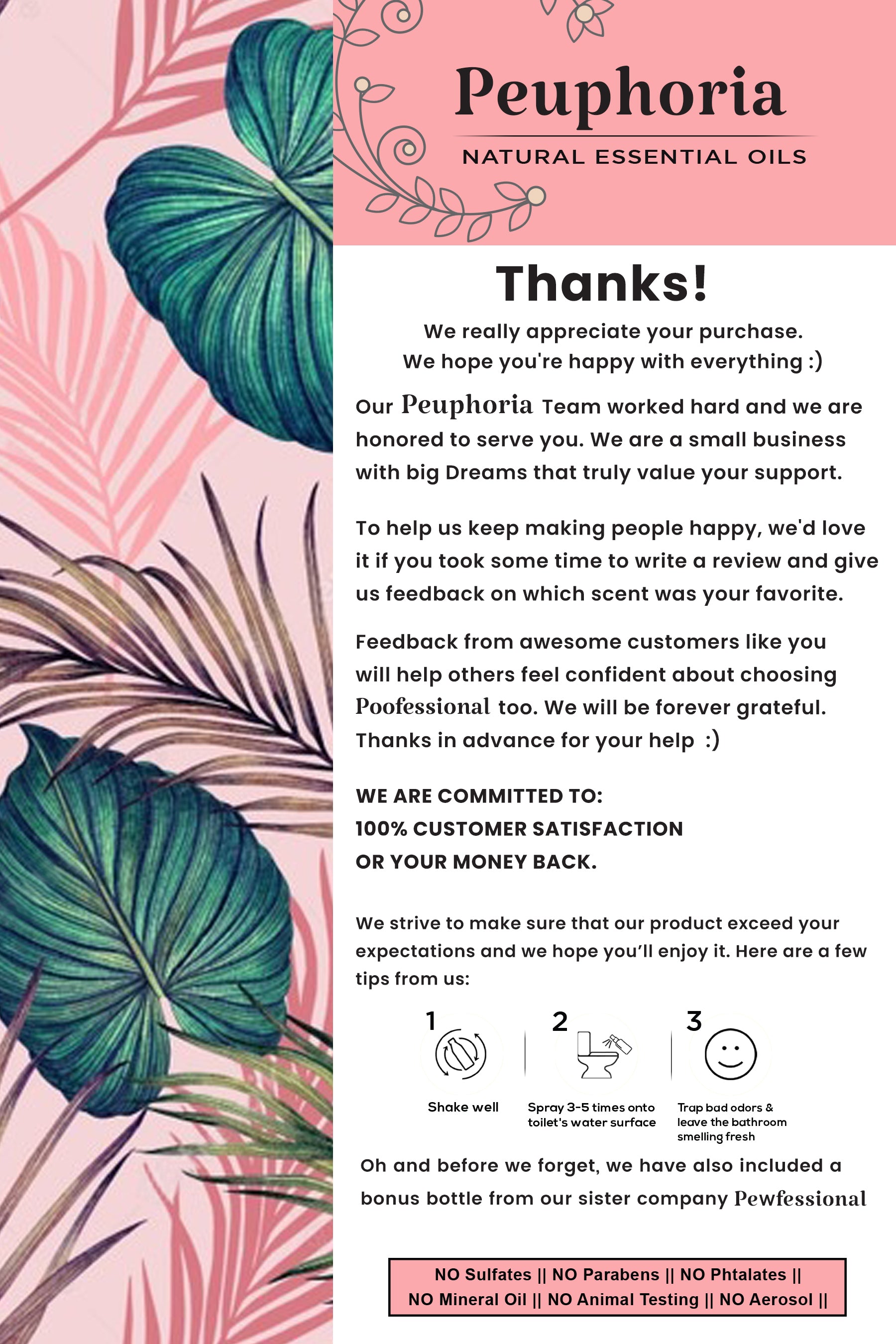 Pre Poo Toilet Spray, Poop Spray for toilet, Bathroom Odor Eliminator and Air Freshener, 2.5 Ounce, 5 pack Travel Size