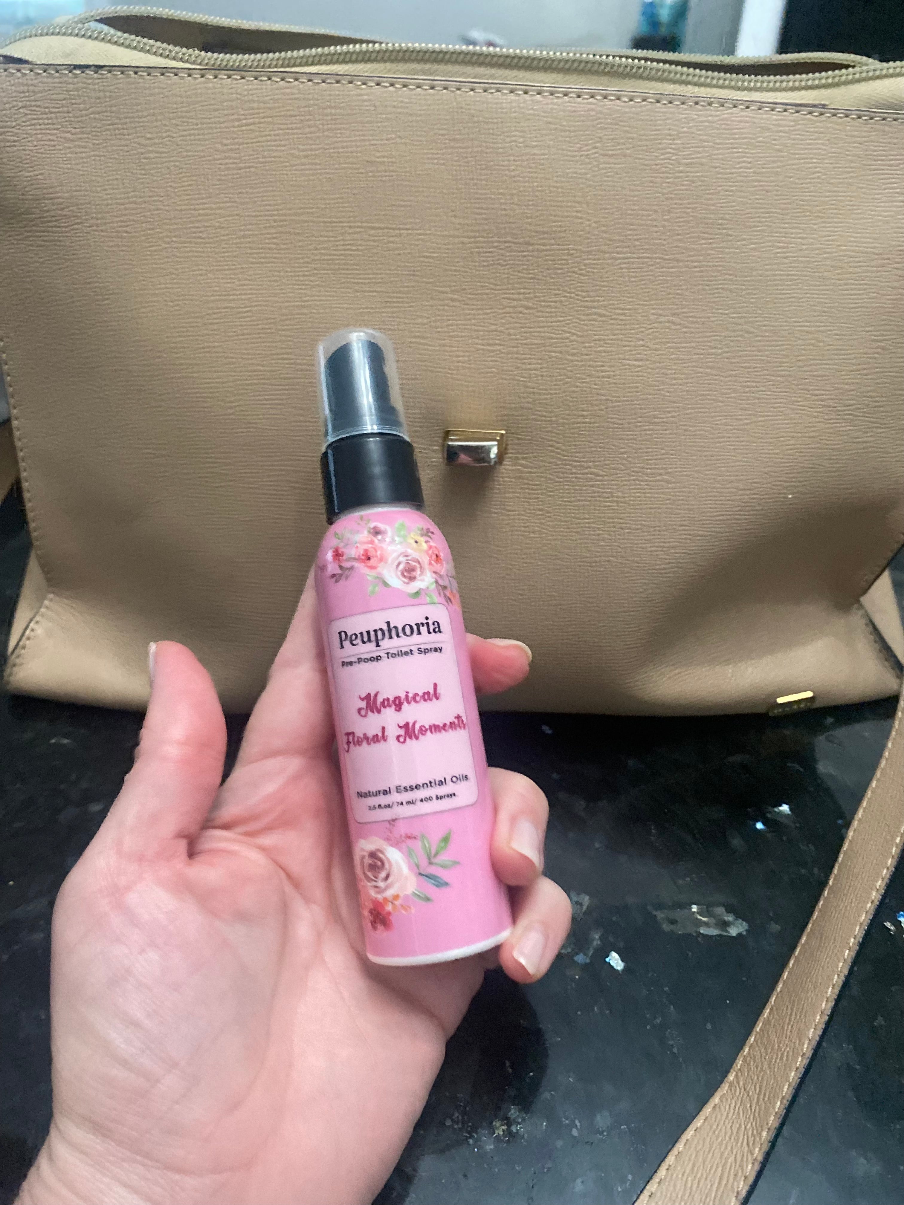 Pre Poo Toilet Spray, Poop Spray for toilet, Bathroom Odor Eliminator and Air Freshener, 2.5 Ounce, 5 pack Travel Size