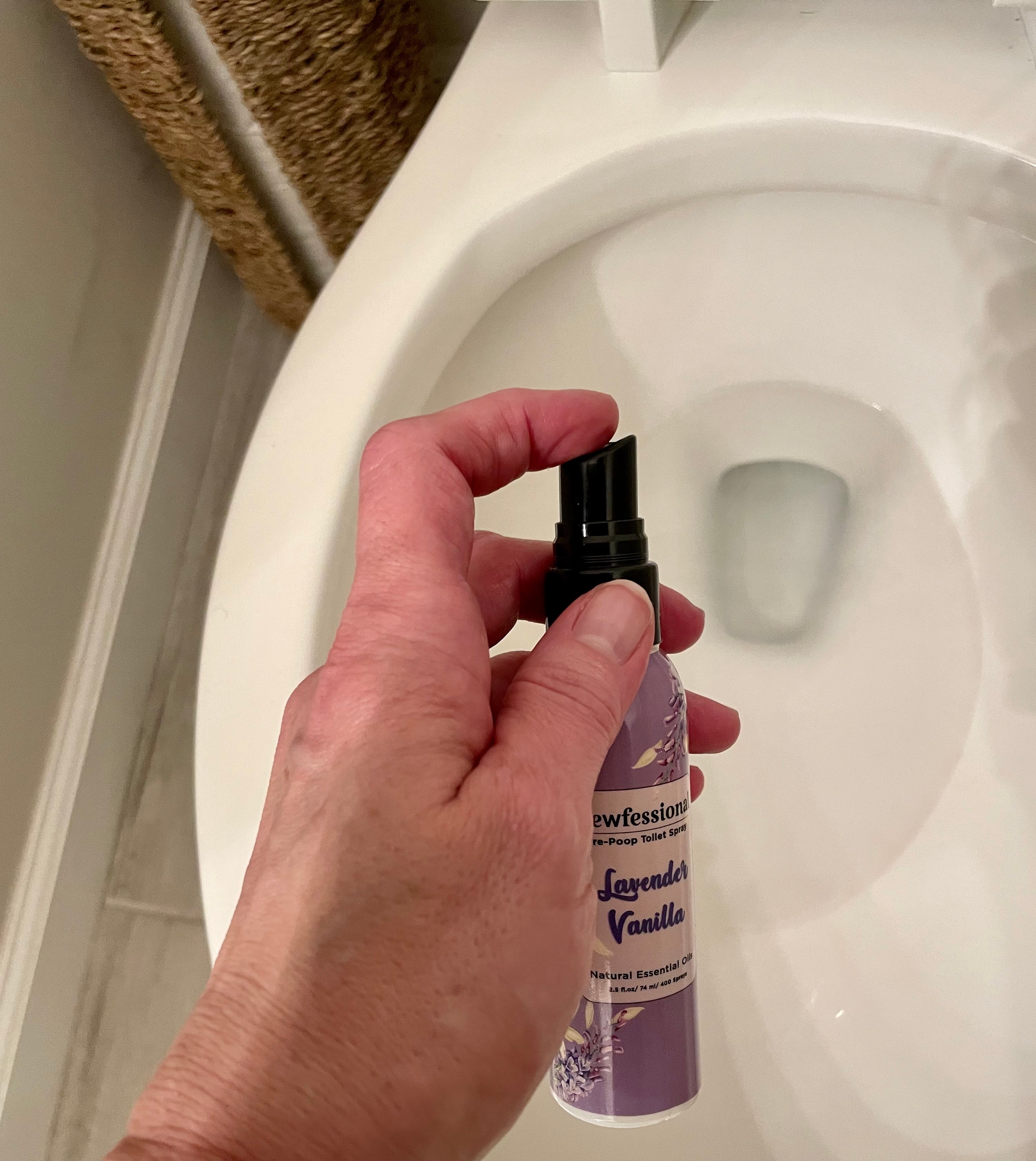 Poop Spray for toilet, Pre Poo Toilet Spray, Bathroom Odor Eliminator and Air Freshener, 2.5 Ounce 5 pack Travel Size